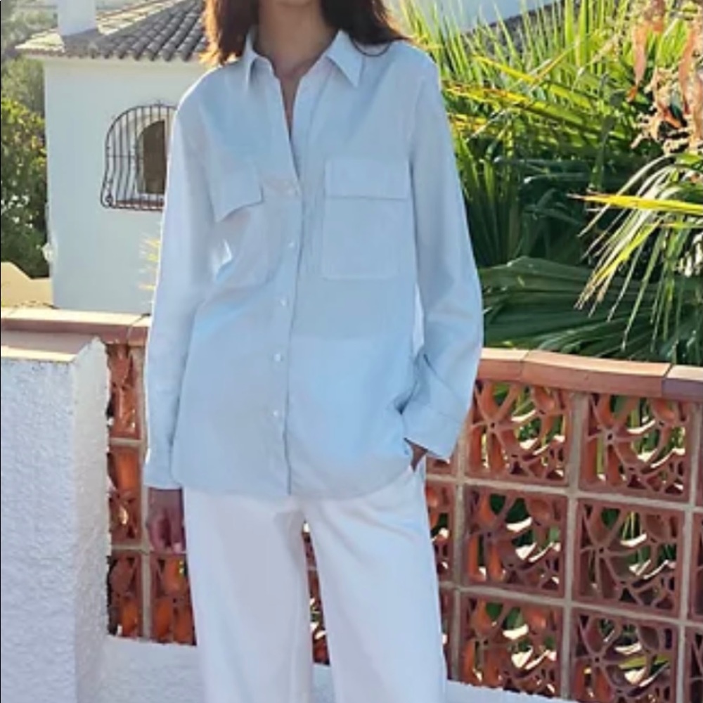 Aritzia Group by Babaton Linen Shirt XXS
